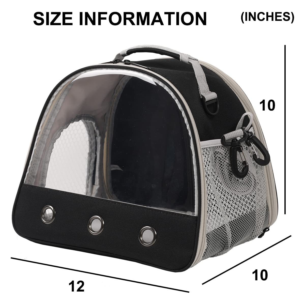 WEVONIGU three-vent front and side net design enhances airflow.