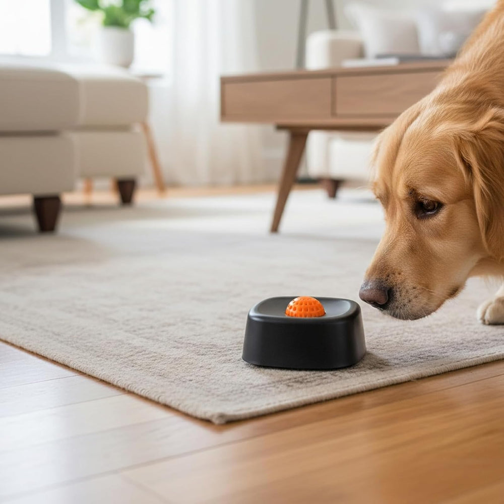 WFOFMO lick sphere puzzle feeder creates engaging play during snack time.
