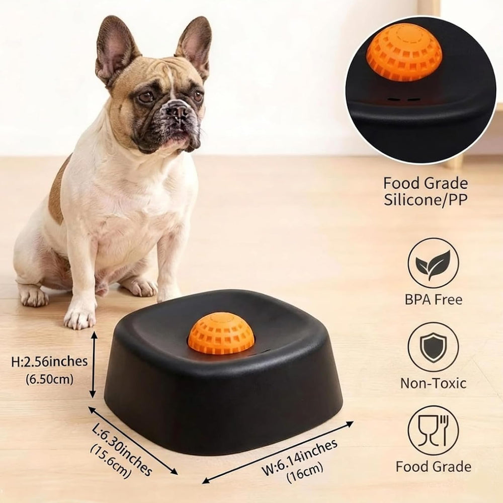 WFOFMO slow feeder bowl for liquid treats helps prolong mealtime and hydration.