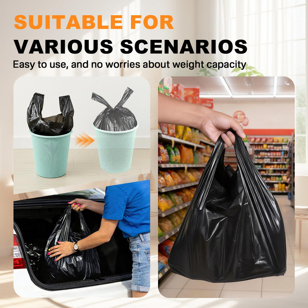 WGDJEMAX multi-use bags handle litter, diapers, and small trash.