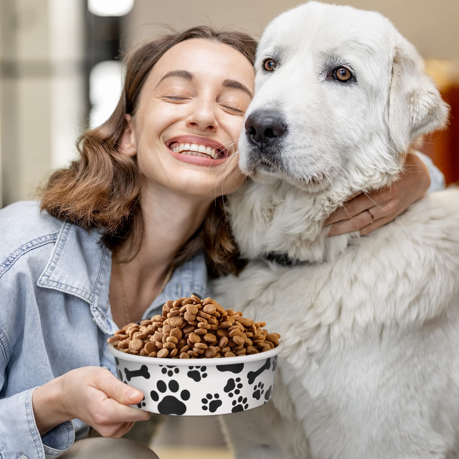 Bulk 50-pack Whaline pet bowls ideal for shared meals