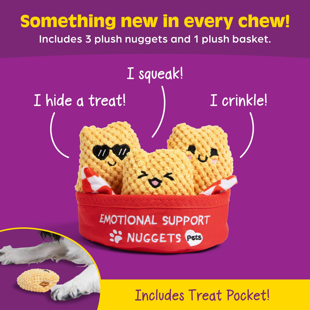What Do You Meme Emotional Support Pet Nuggies plush snuggle for comforting downtime
