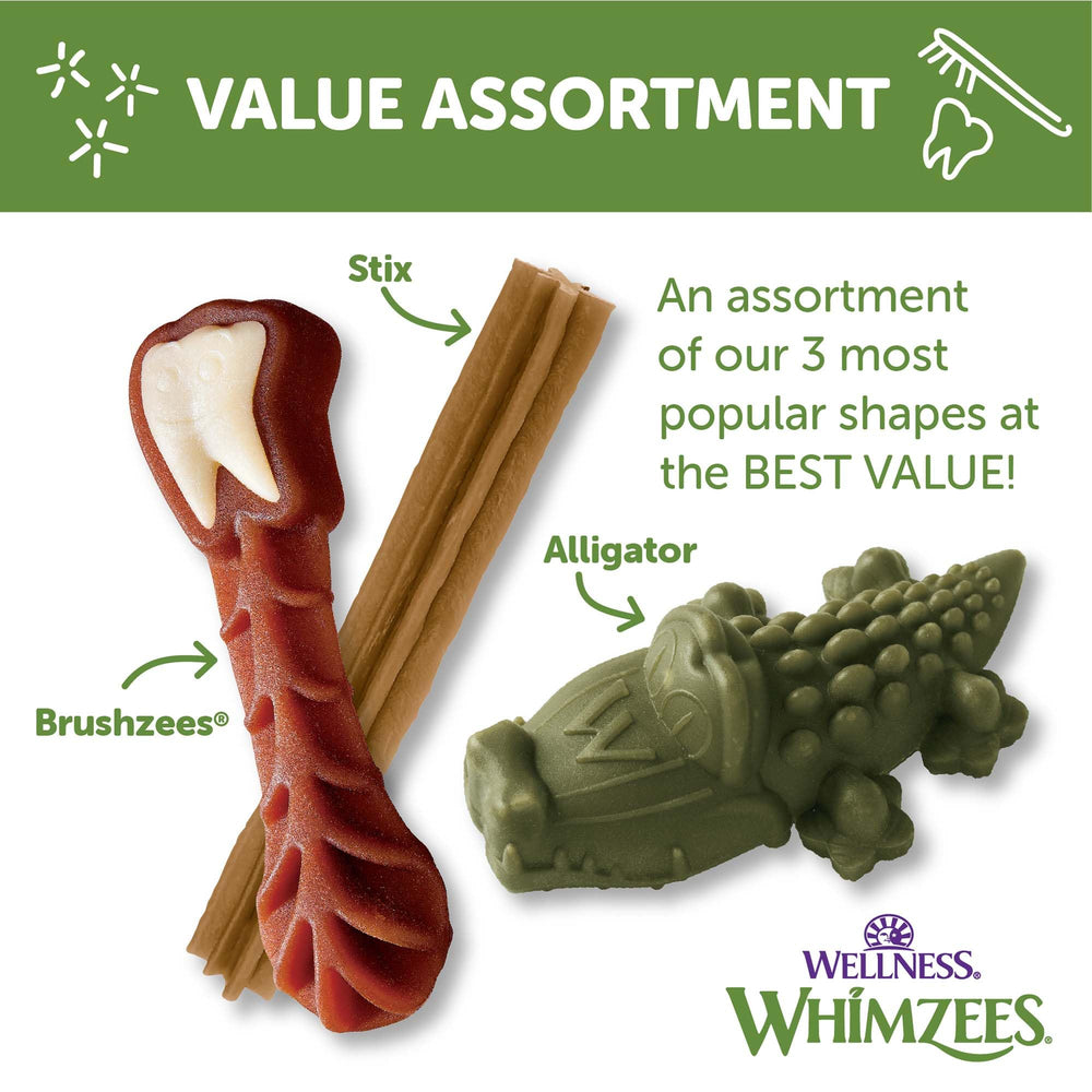 Whimzees dental chews close-up texture highlighting grooves for thorough cleaning.