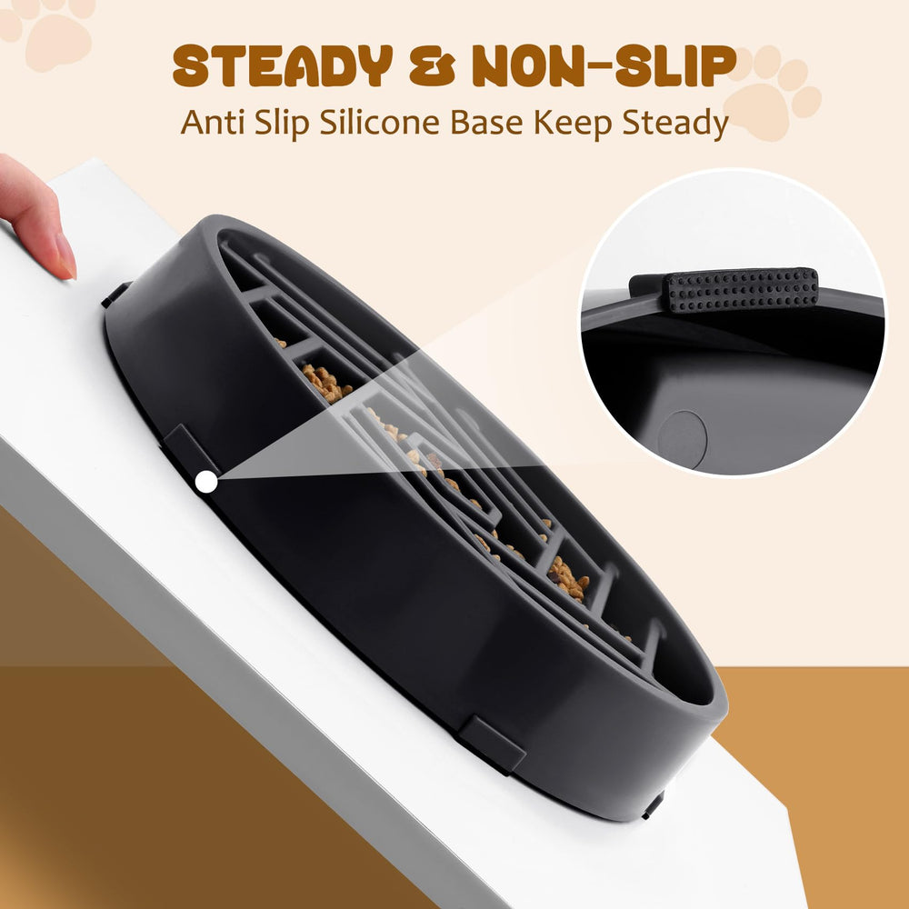 WHIPPY puzzle pattern promotes interactive dining and longer enjoyment.