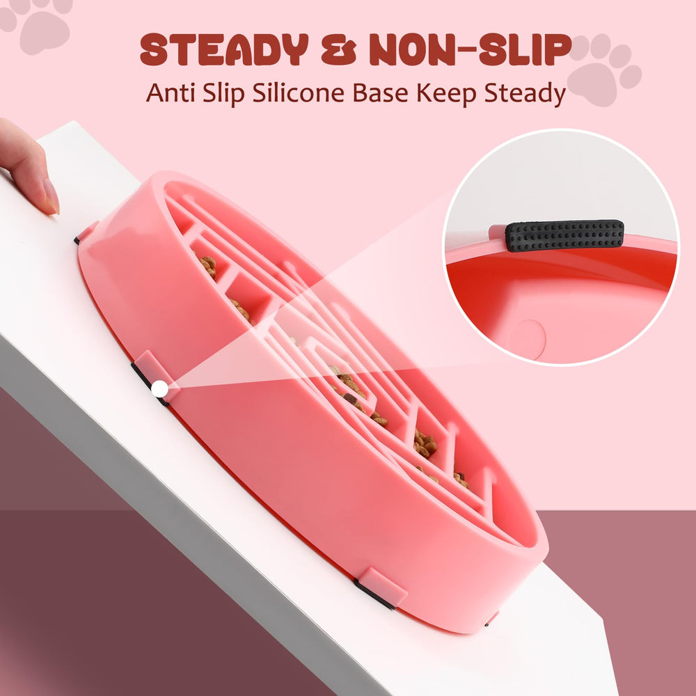 WHIPPY puzzle pattern promotes interactive feeding sessions.