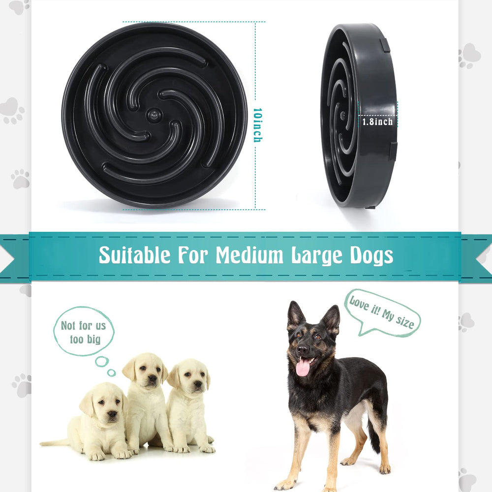 WHIPPY size-appropriate bowl designed for medium to large dogs.