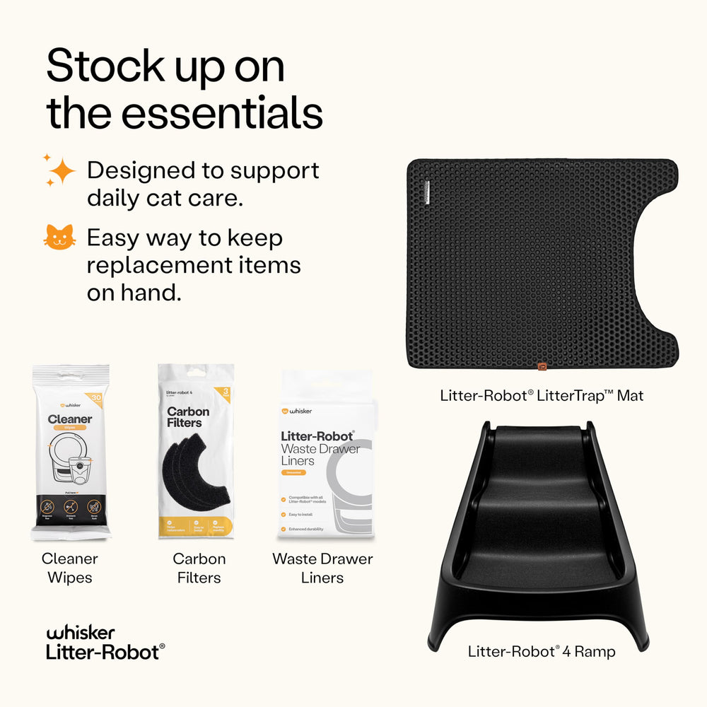 Whisker OdorTrap ingredients icon highlighting pet-friendly formula