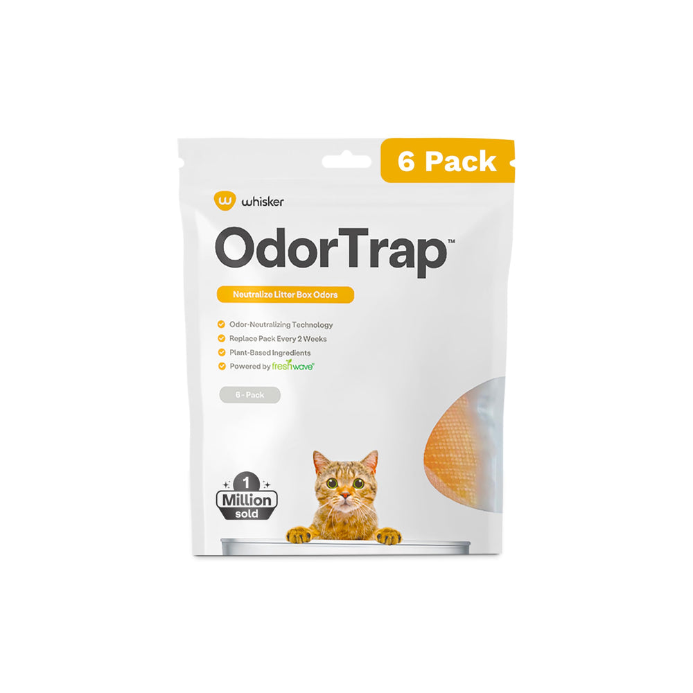 Whisker OdorTrap pack refill packaging ready for odor control