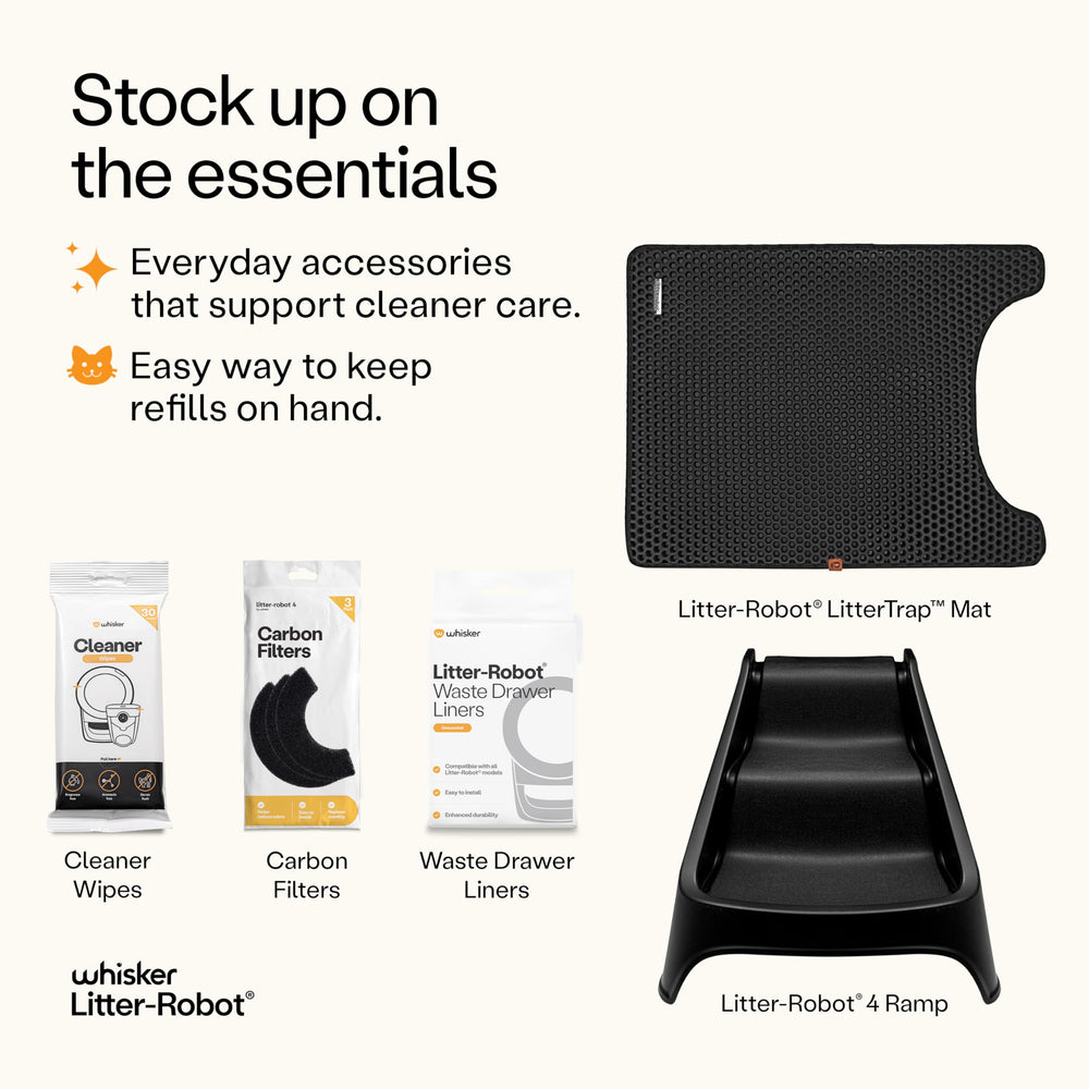Whisker USA-designed unit on countertop highlights durable, reliable pet tech.