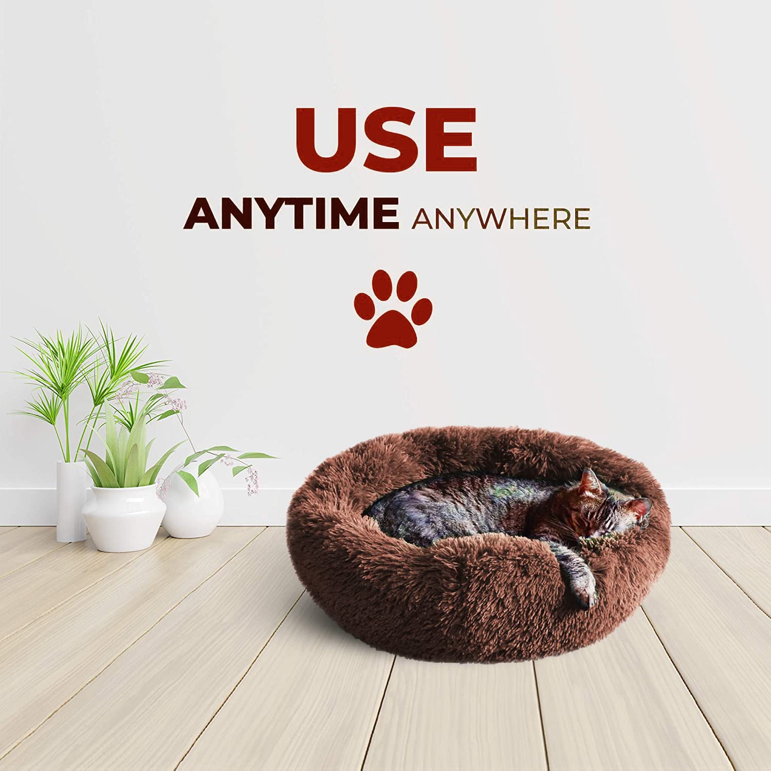 Whiskers & Friends machine washable bed with simple care for easy cleaning.