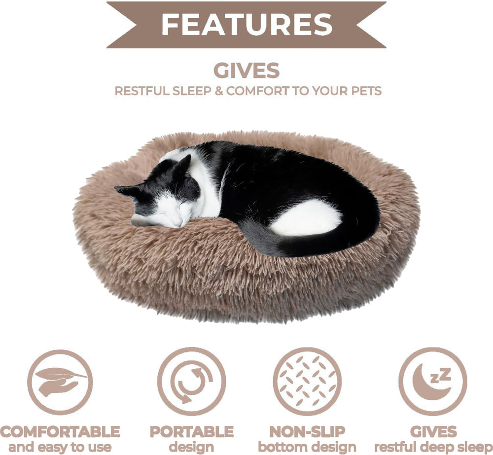 Whiskers & Friends self-warming nest pillow offers cozy naps for pets