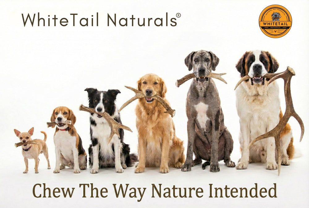 WhiteTail Naturals antlers satisfy chewing instincts with long-lasting durability