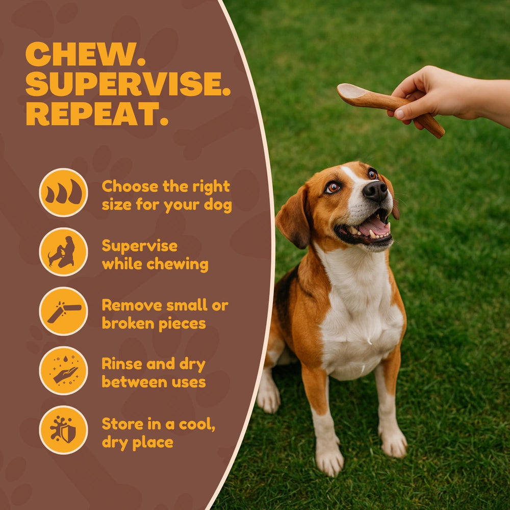 Naturally occurring minerals in WhiteTail Naturals antlers for a natural chew