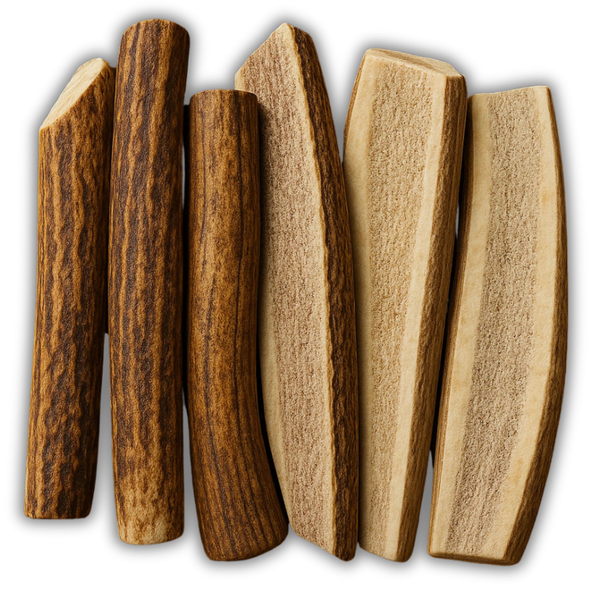 WhiteTail Naturals elk antler chew with exposed marrow for long lasting canine enrichment.