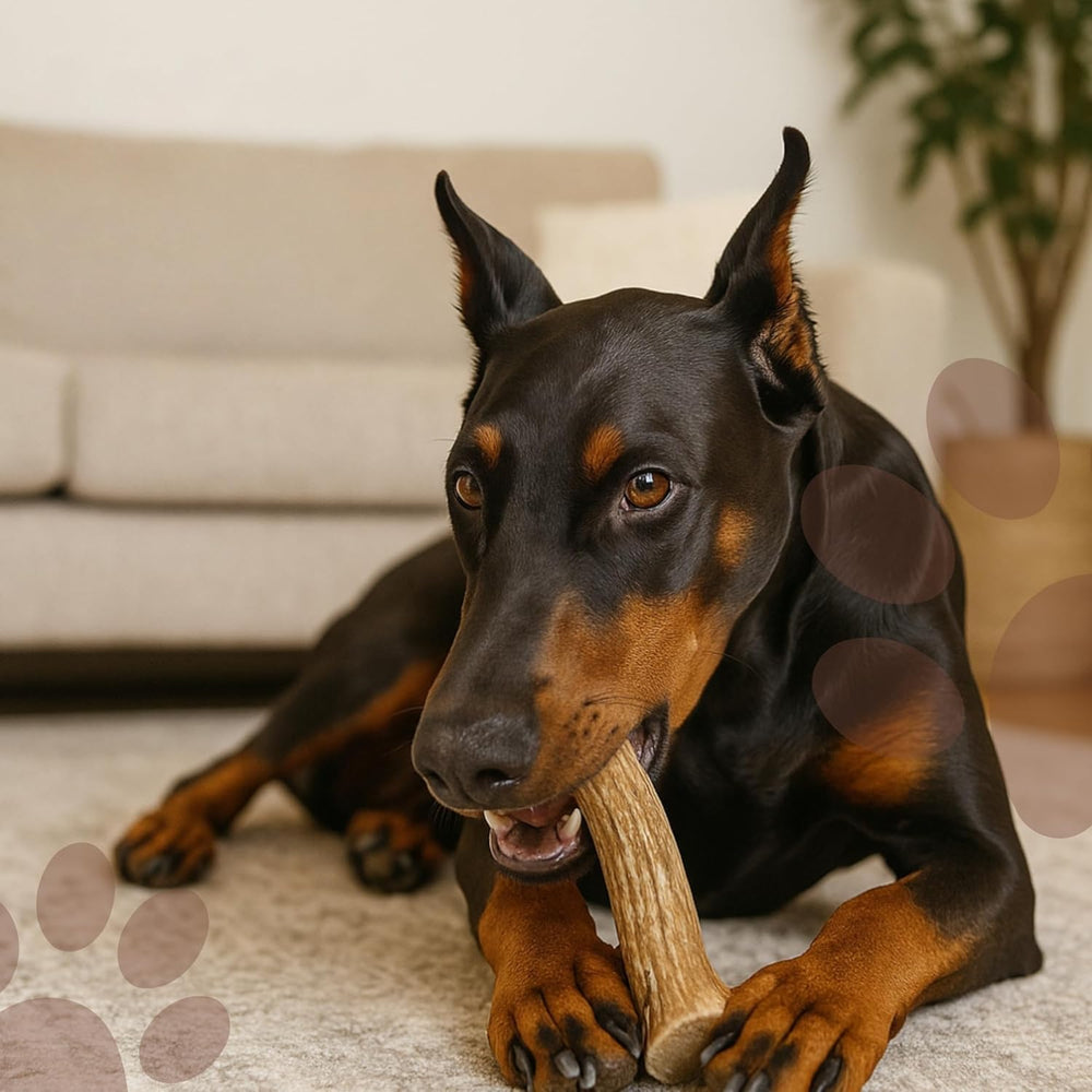 WhiteTail Naturals Jumbo XXL deer antler Texas-made premium chew.
