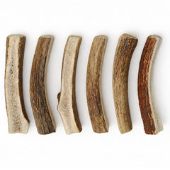 WhiteTail Naturals odorless elk antler dog chews reduce indoor smells while satisfying chewing instincts.