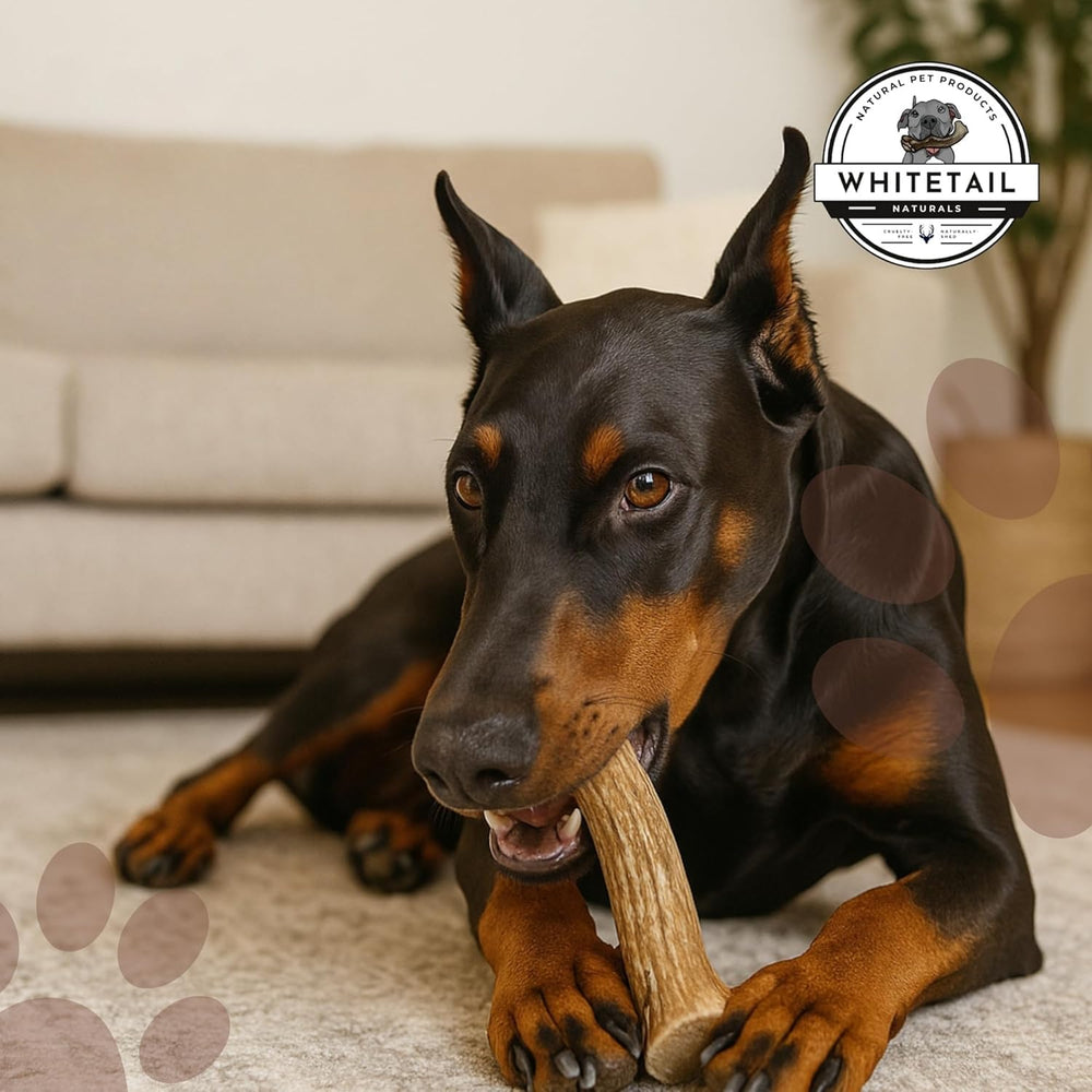 WhiteTail Naturals sanded edges antler reduces sharp points during use