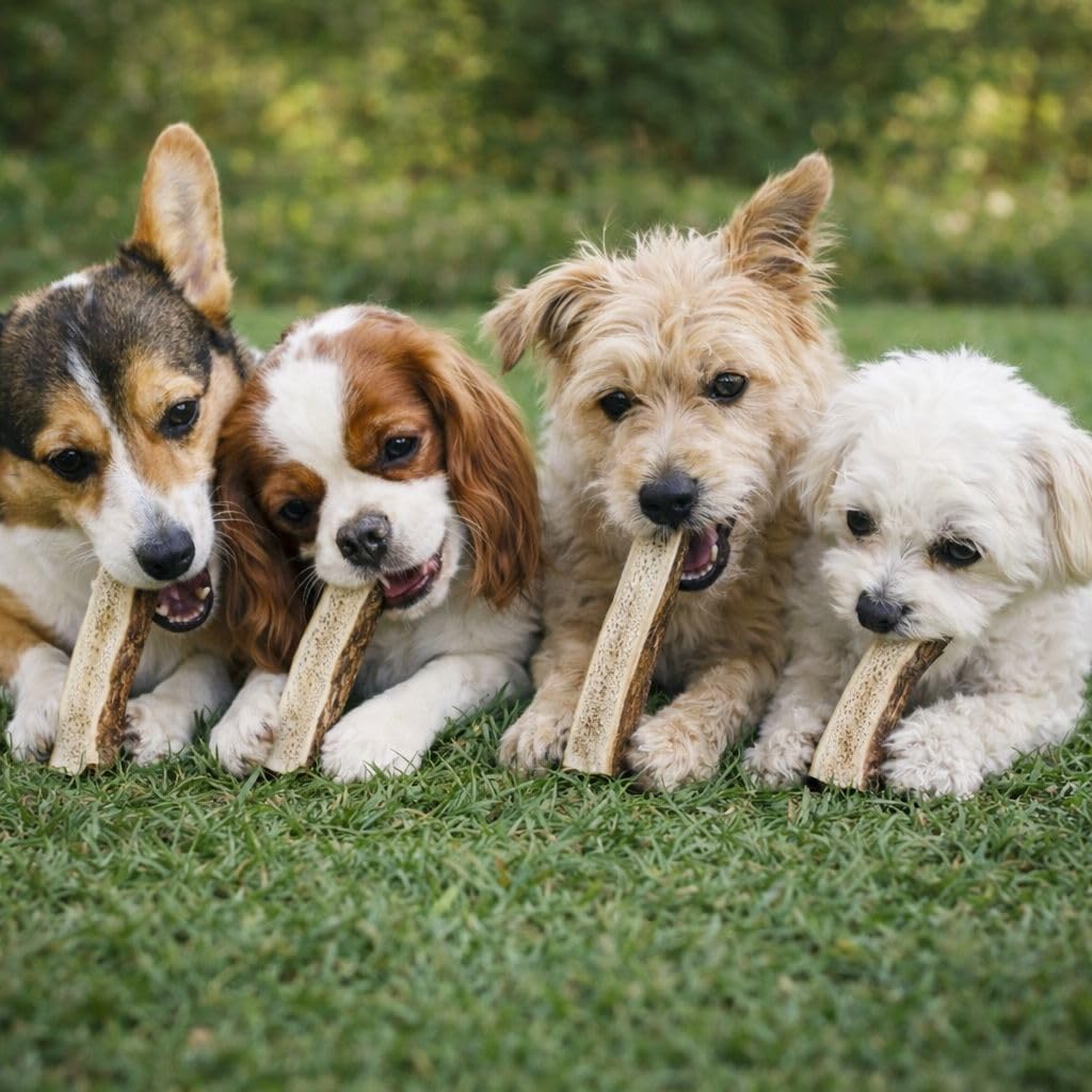 Natural variation in size and color gives each chew a unique look
