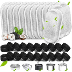 Whksoy cat fountain filter 40-pack for cleaner drinking water