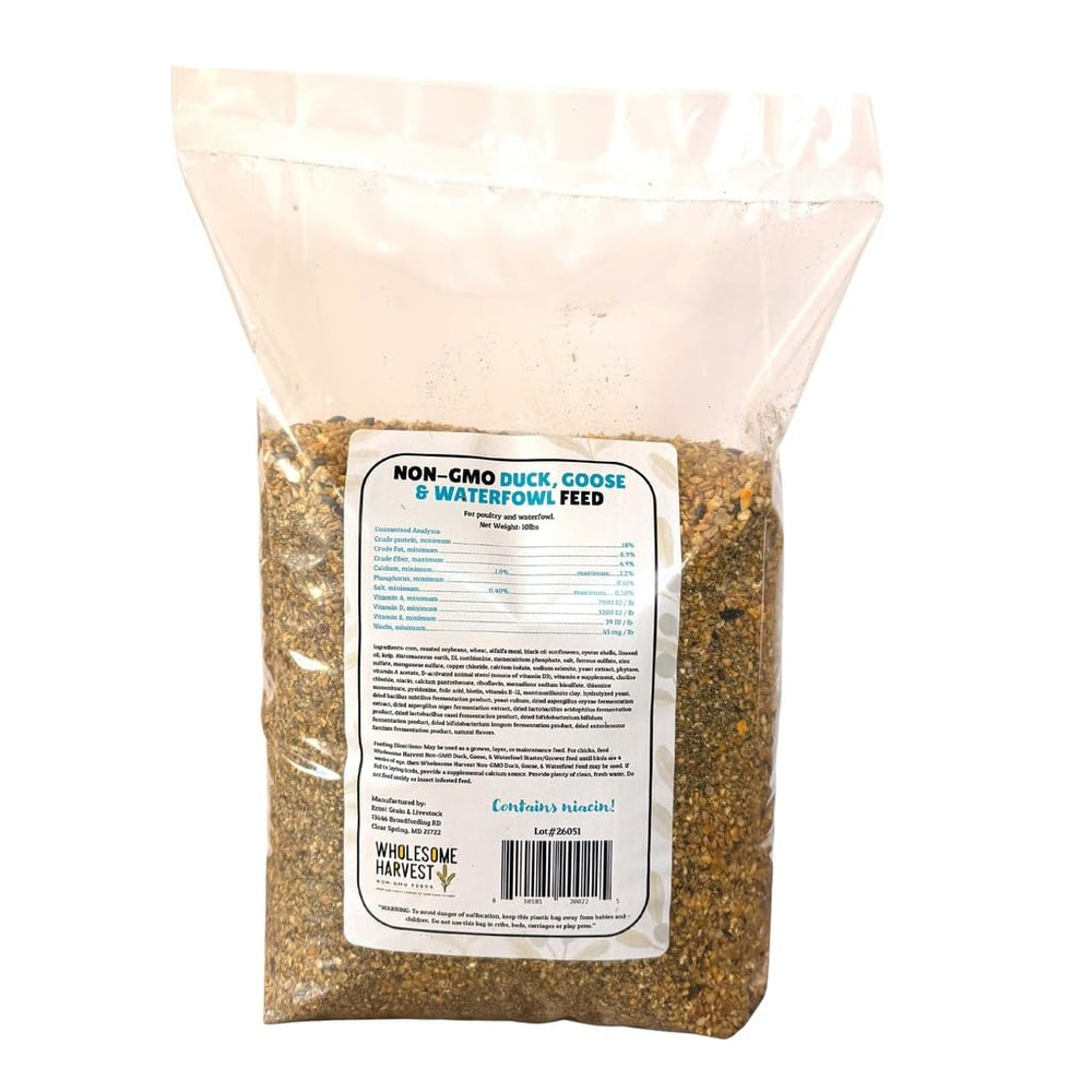 Wholesome Harvest goose layer feed 10lb bag supports daily nutrition