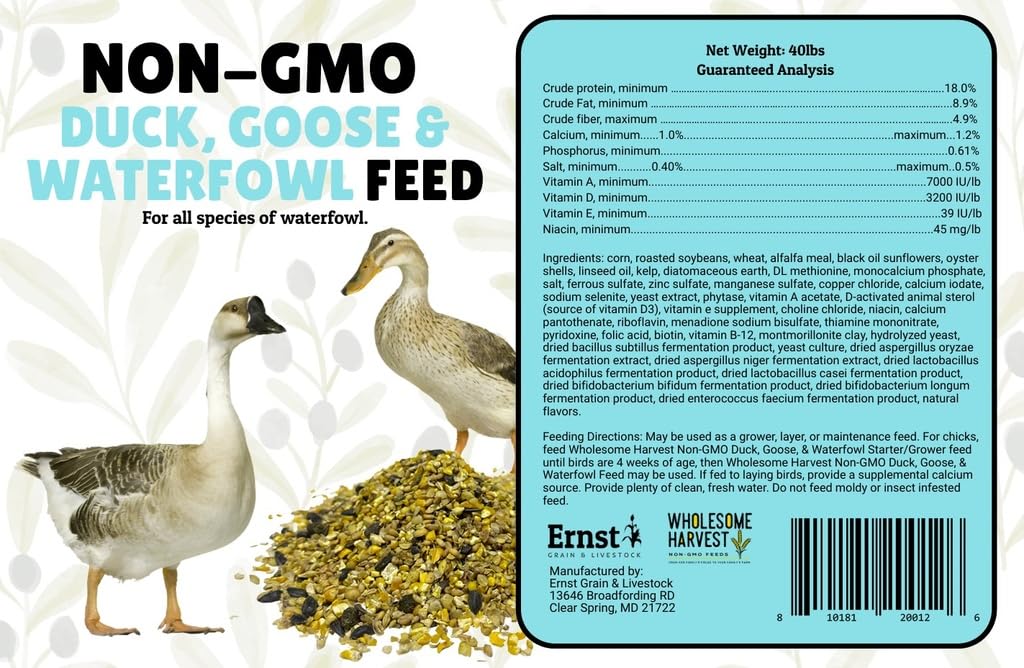 Wholesome Harvest herbal blend with oregano and garlic in feed mix