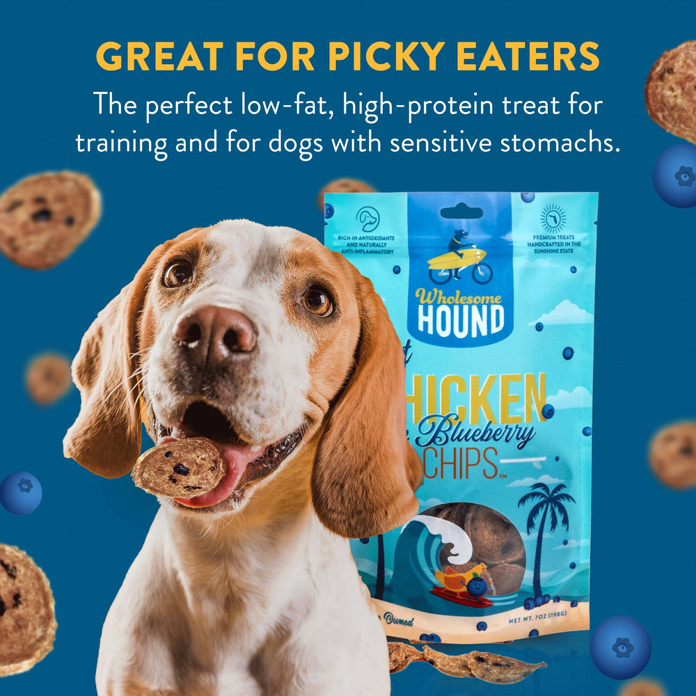 Wholesome Hound crunchy texture dogs love for snacks.