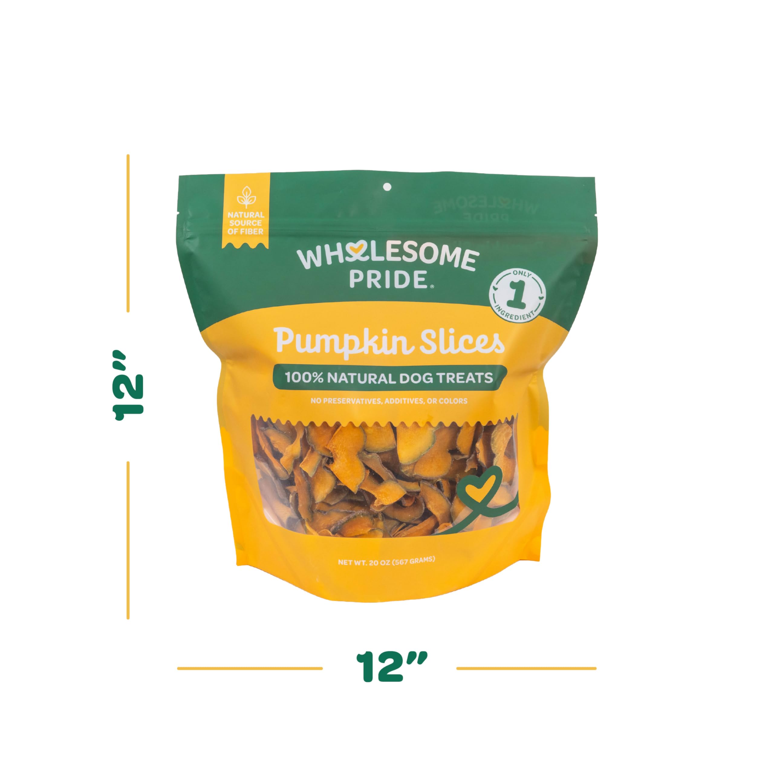 Wholesome Pride Pumpkin Slices grab and go pack promotes mindful treats.