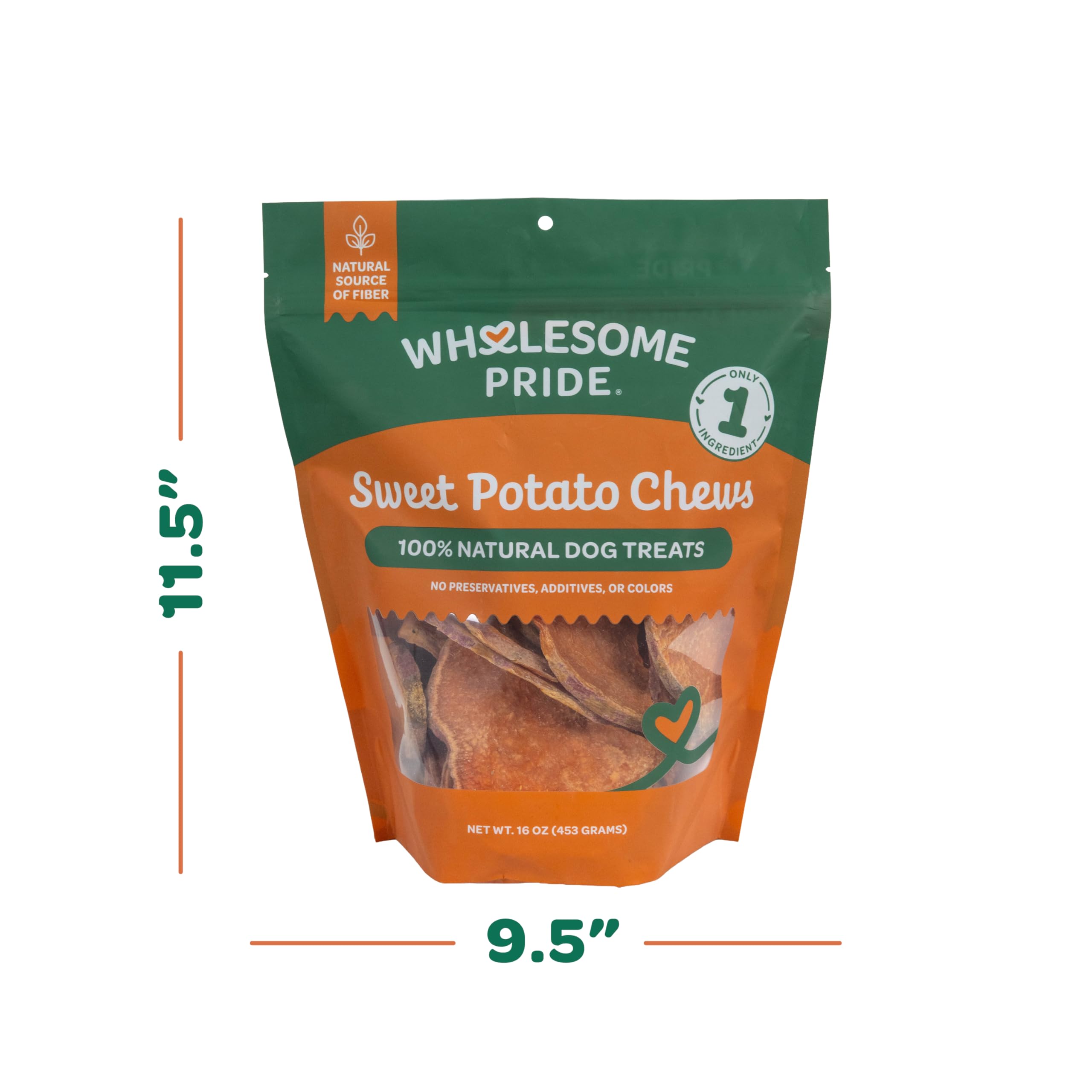 Wholesome Pride Sweet Potato Chews flavor variety, tasty rewards for pups