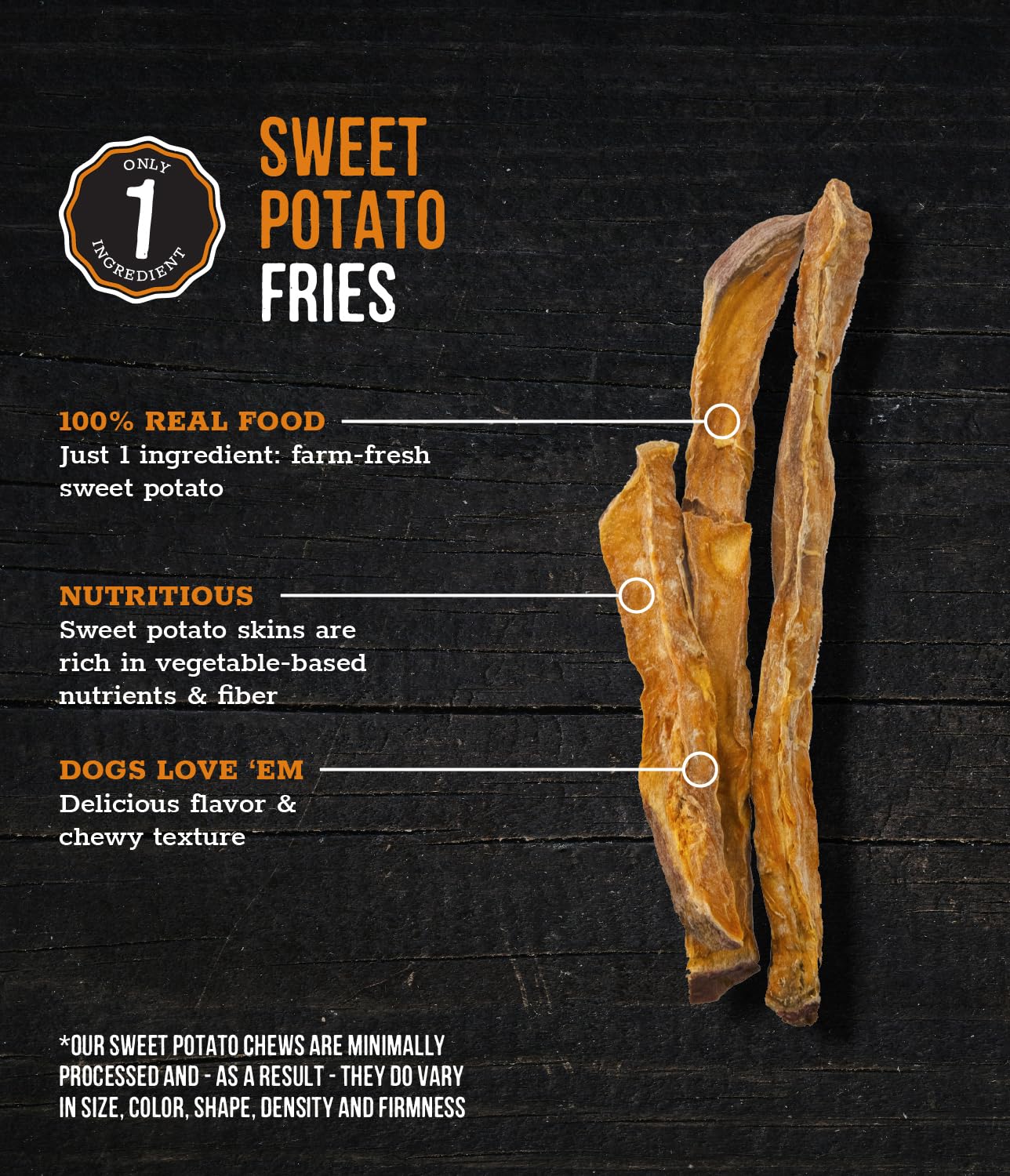 Wholesome Pride fries closeup shows texture and dehydrated nutrients for fiber-rich snacking