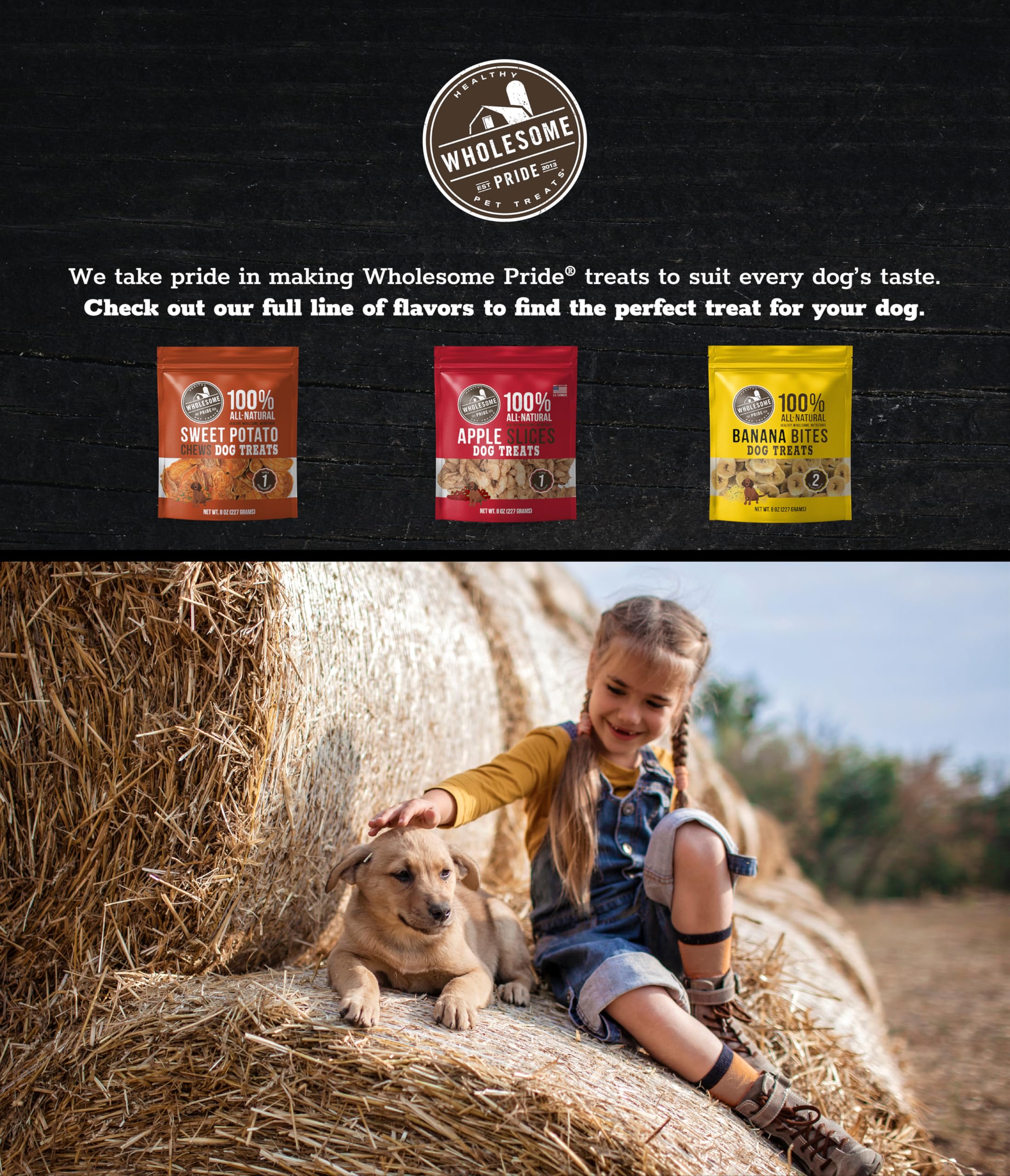 Wholesome Pride sustainability shot highlights upcycled ingredients and waste-reducing practice