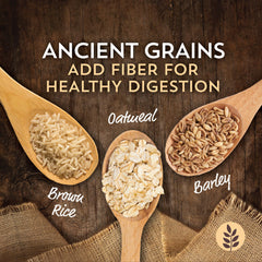 Wholesomes ancient grains blend shown for balanced gut-friendly nutrition.