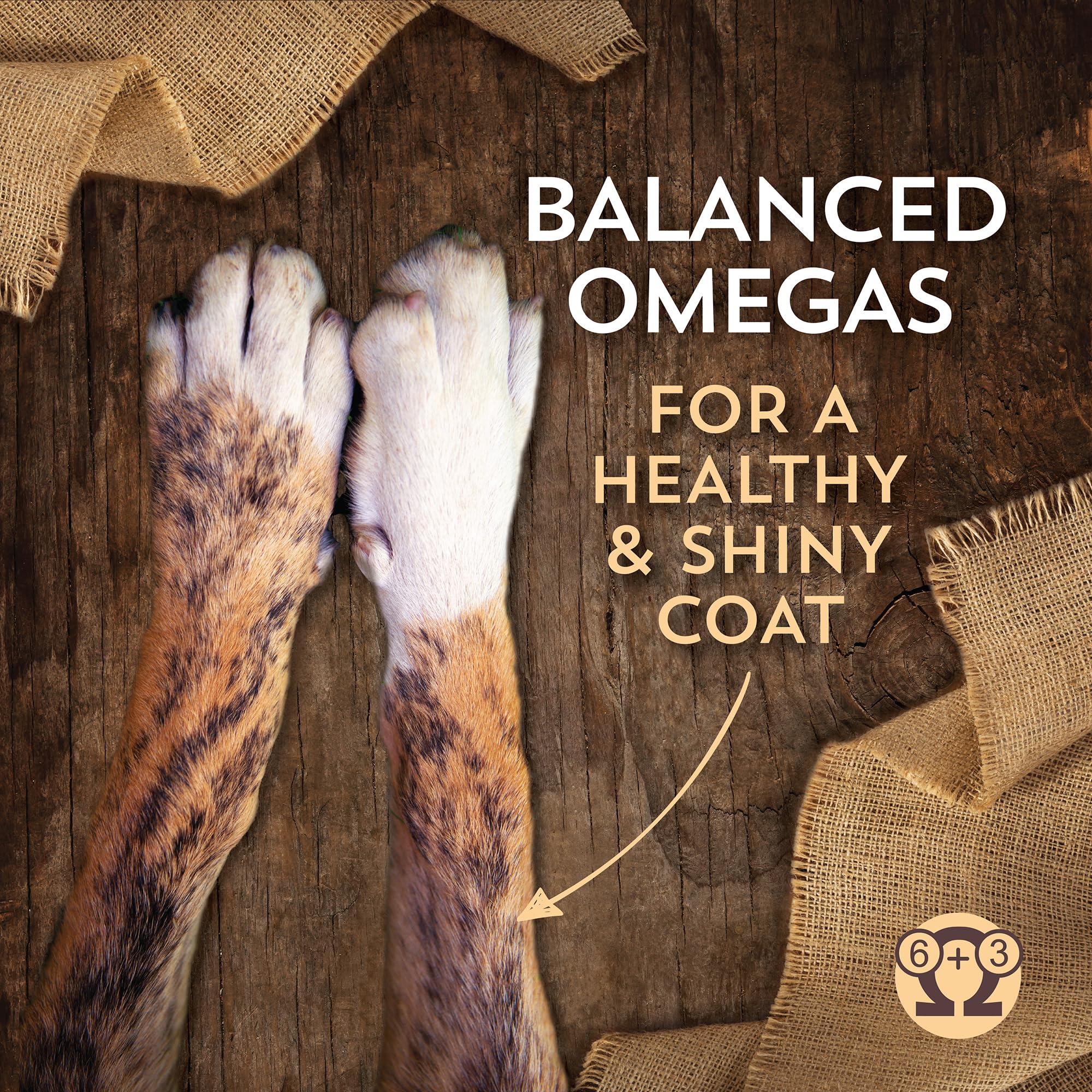 Wholesomes fiber from brown rice, oatmeal, barley aids digestion and comfort.
