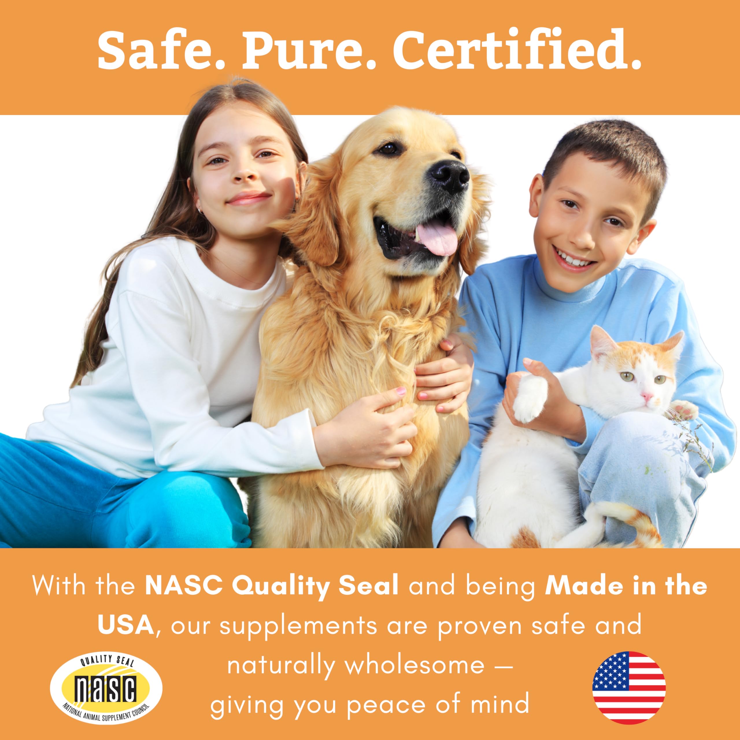 Wholistic Pet Organics colostrum coat-shine supports healthy coat and joints