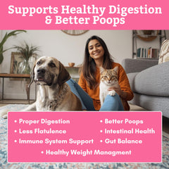 Wholistic Pet Organics cat probiotics scoop for simple daily use