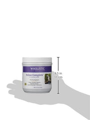 Wholistic Pet Organics Feline Complete label shows ingredients and usage for cat owners