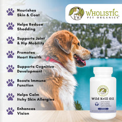 Wholistic Pet Organics Krill Oil on irritated skin area suggests relief from dryness.