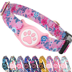 WhoseID AirTag collar holder secures tracking on your dog during daily adventures