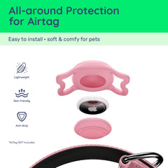 WhoseID D-ring for easy leash attachment on the collar