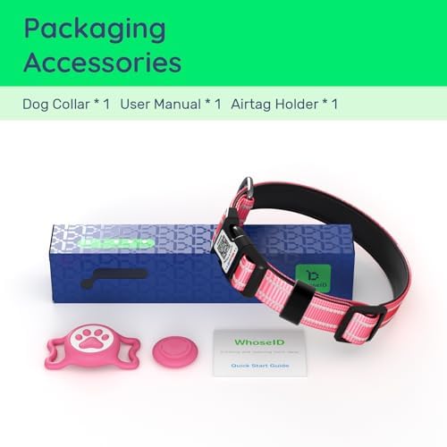 WhoseID durable nylon webbing supports everyday wear and adventures.