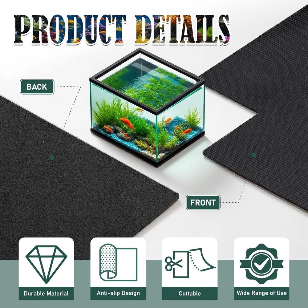 Wibeelee cut-to-fit design lets you trim the pad for custom tank bases.