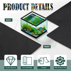 Wibeelee cut-to-fit design lets you trim the pad for custom tank bases.