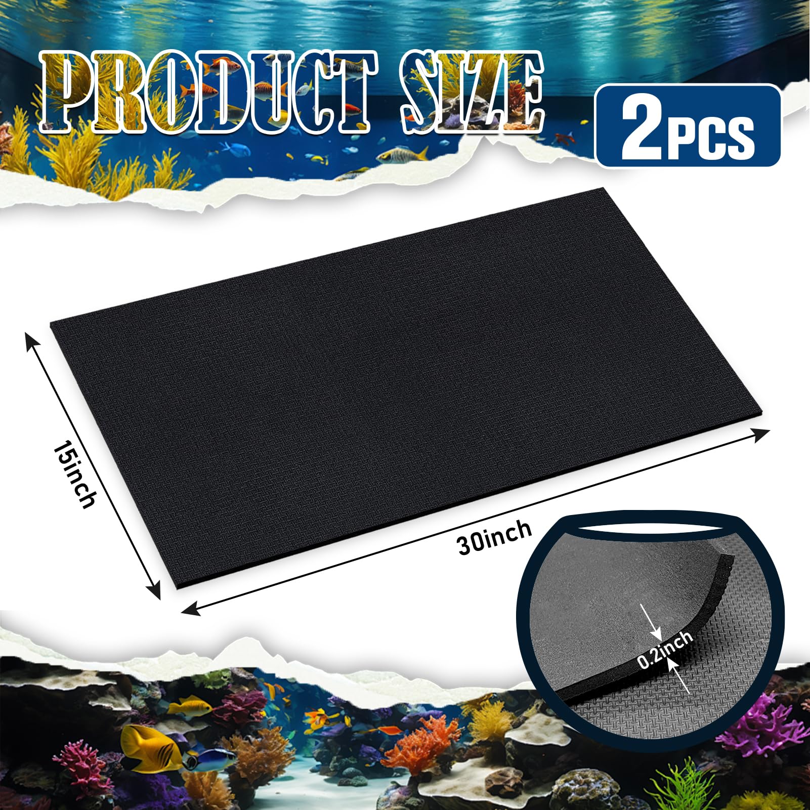 Wibeelee neoprene pad provides non-slip grip on slick tank stands.