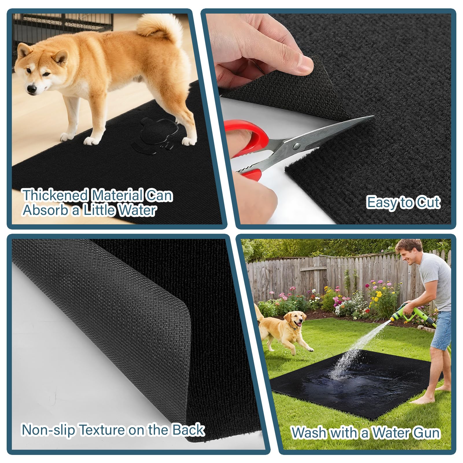 Wibeelee floor protector prevents scratches and water stains.
