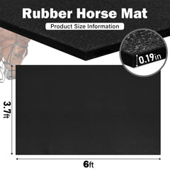 Wibeelee waterproof horse mat beads water and resists moisture in wet environments