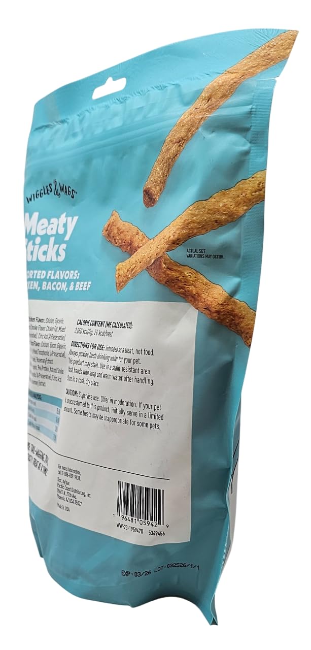 Wiggles & Wags Meaty Sticks made in USA