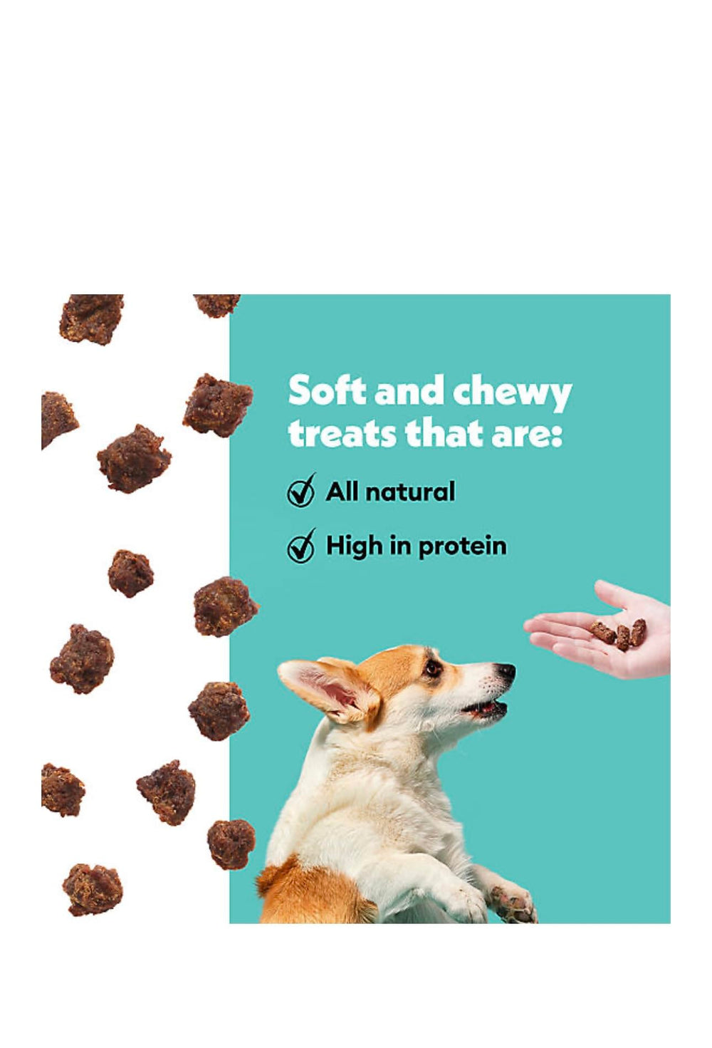 Poppers reward your dog with savory flavor during training and daily use.