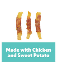 Wiggles & Wags soft-chewy texture treats for easy, enjoyable chewing.