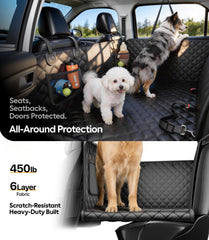 Wigoo waterproof dog seat protector with rugged Oxford cloth.