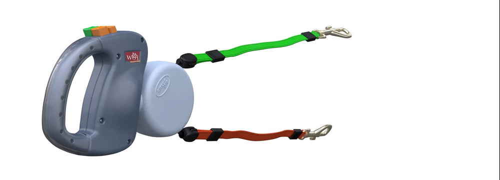 WIGZI untangling mechanism reduces stops during walks.