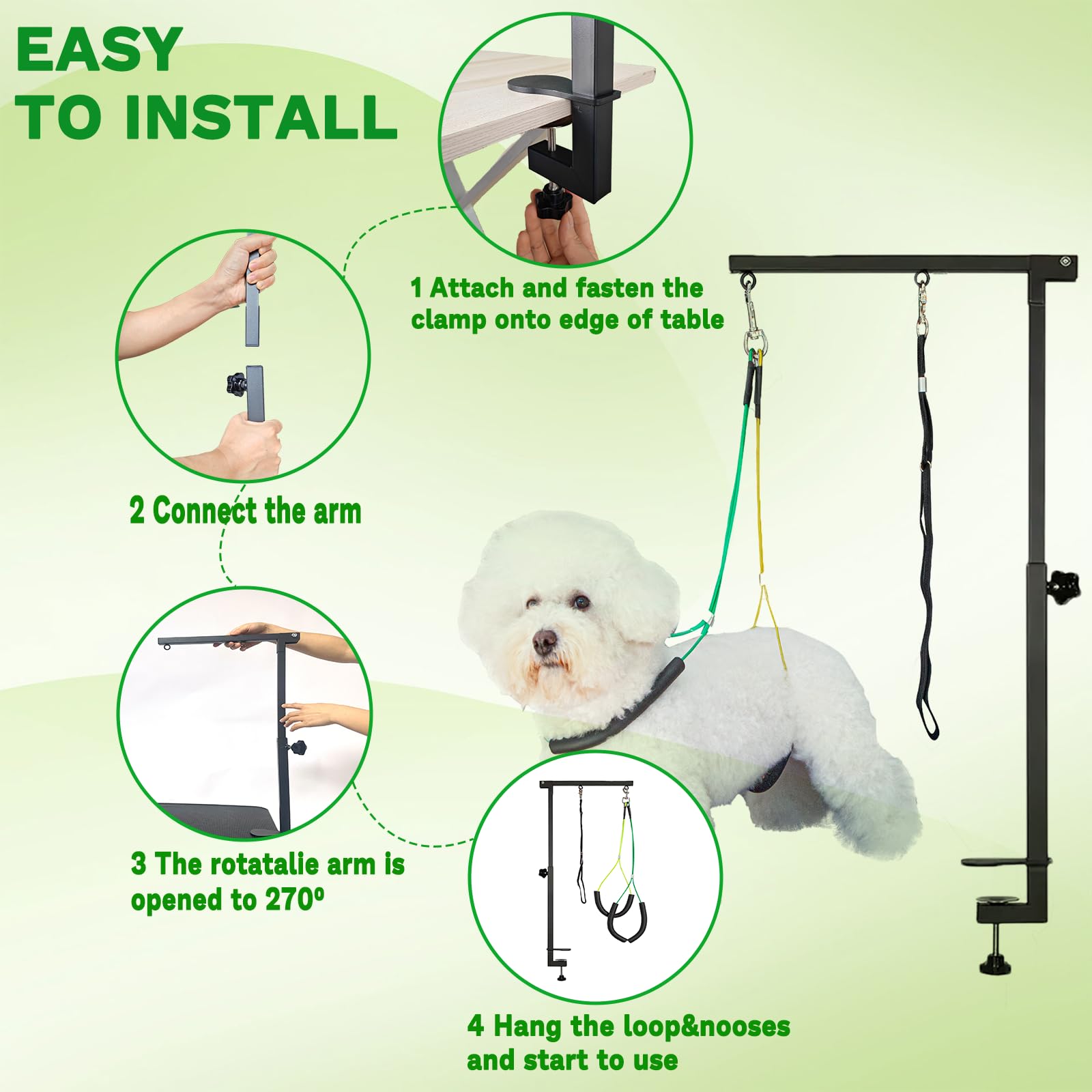 Wikdey extension rod extends reach for varied grooming tasks